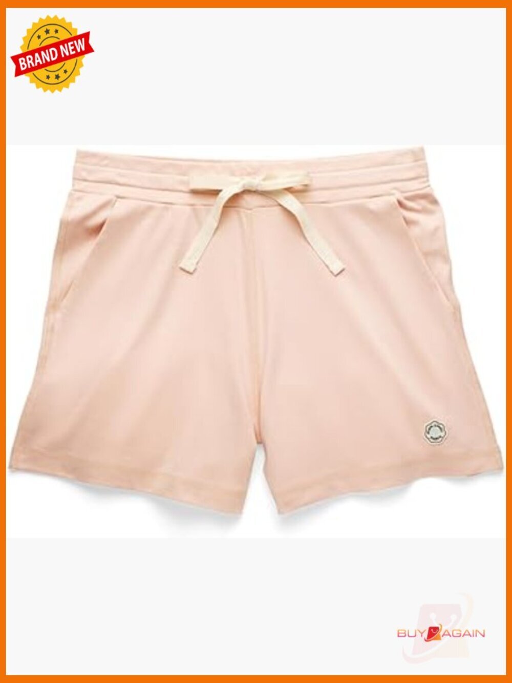 Relaxed Fit 4" Cotton Shorts for Women - Premium Organic Pima, Elastic
